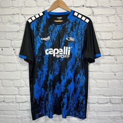 Capelli Sport Soccer Jersey Mens Large Blue Black Athletic Performance Shirt