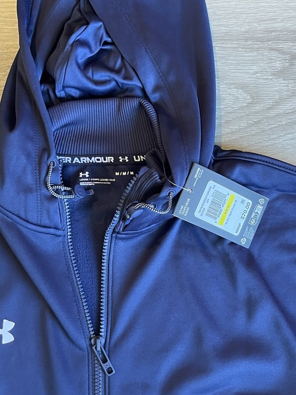 Size Medium - Under Armour Men’s Storm Fleece Full Zip Hoody 1370381-410 NWT gallery