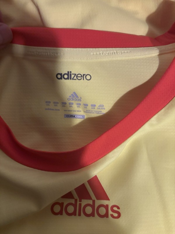 Adidas AdiZero ForMotion Tennis Crew Shirt Men's XXL Orange Yellow gallery