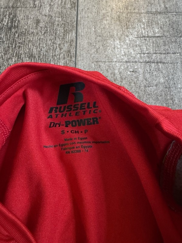 NWT Russell Athletic Performance Training Compression Shirt Men's Small Red gallery