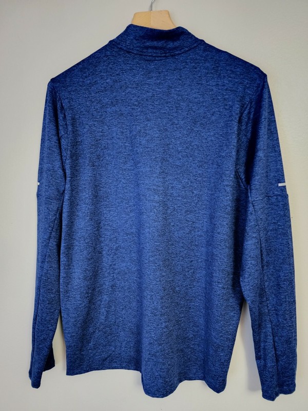 Nike Men's Size Medium Dri-FIT Element 1/4-Zip Running Blue DD4756 451 Nwt gallery