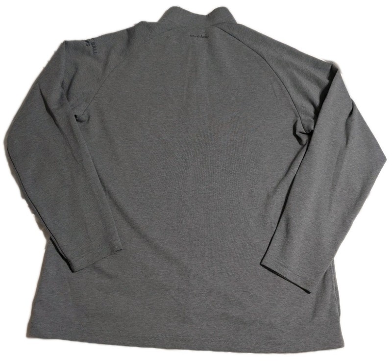 Travis Mathew Gray 1/4 Zip Pullover Mens XXL Golf Ball Ops Lightweight Stretch gallery