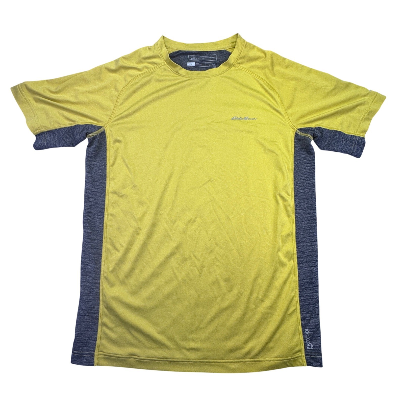 Eddie Bauer Men's Motion FreeCool Pro Performance T-Shirt Small Yellow gallery