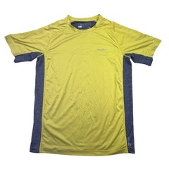 Eddie Bauer Men’s Motion FreeCool Pro Performance T-Shirt Small Yellow