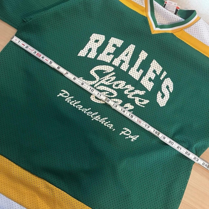 Vintage Philadelphia Distressed Sports Bar Striped Hockey Jersey Men’s L gallery
