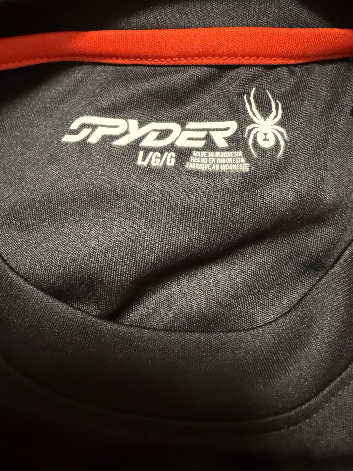 Spyder Active Lightweight L/S Crew Neck Shirt Black Adult Large See Measurements gallery