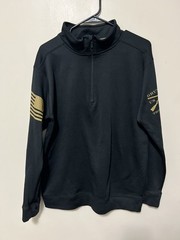 Grunt Style quarter Zip Pullover Mens M Black Performance tactical lightweight