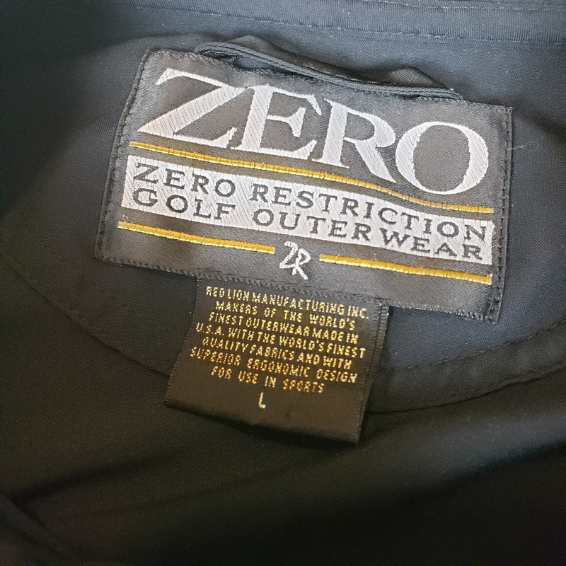 Zero Restriction Men's Large 1/4 Snap Golf Windbreaker Shirt Jacket Pullover gallery
