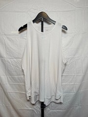 Nike Dri-FIT Women’s Tank Top XL White Sleeveless Athletic Training Gym Shirt