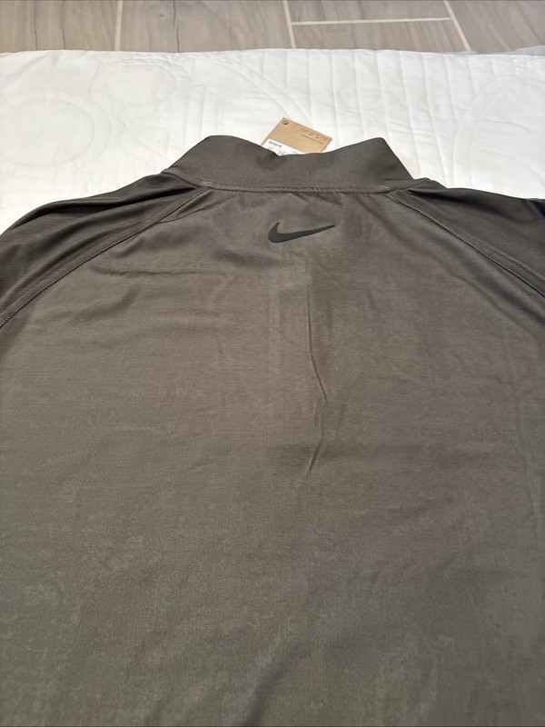Nike Golf Tour RARE X-Large Dri-FIT ADV Zip Long Sleeve Dragon Green FD5833-325 gallery
