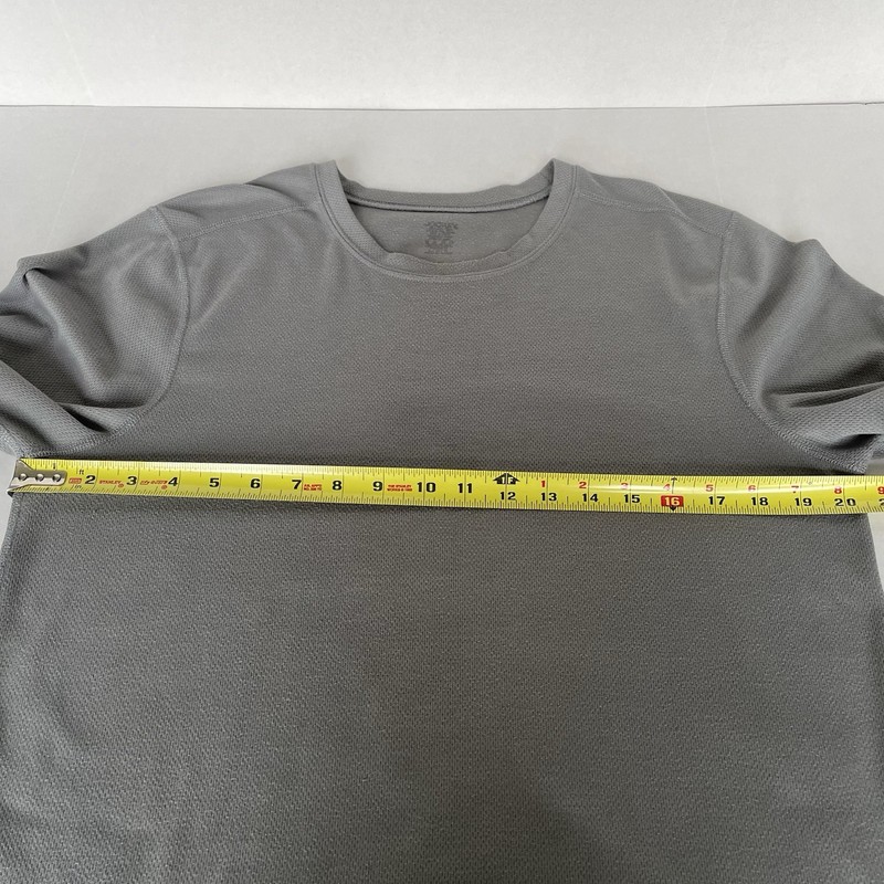 Jockey Men’s Large Long Sleeve Gray Pullover Lightweight Thermal Crew Neck gallery