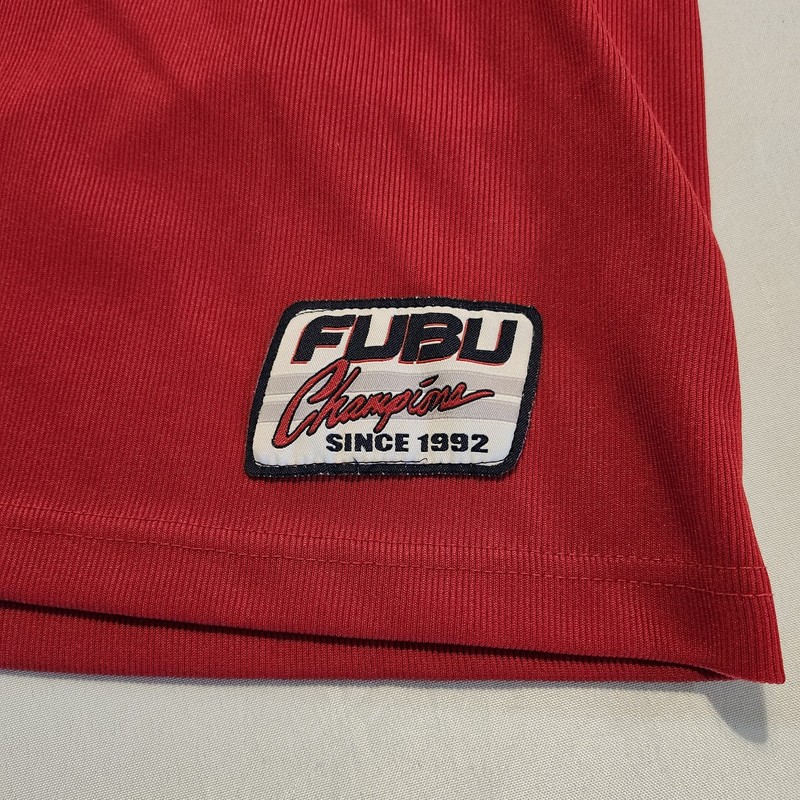 Vintage FUBU Sport The Collection 05 Red Stitch Jersey Y2k Mens Size XL gallery
