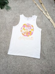 Nike Just Do It Airphoria Tank Top Tee Mens Small Shirt Air White NWT $35.00