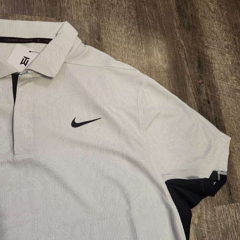 Nike Tiger Woods ADV First Win Anniversary Polo DH0711 100 Photon Dust White XXL gallery