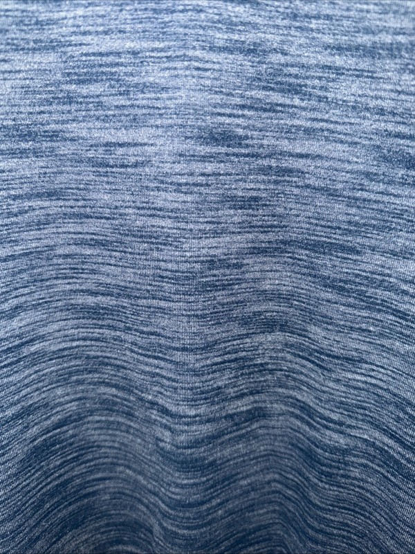Lululemon Men's Pulse Slub Rulu Short Sleeve T-Shirt Heathered Blue XL Read Meas gallery