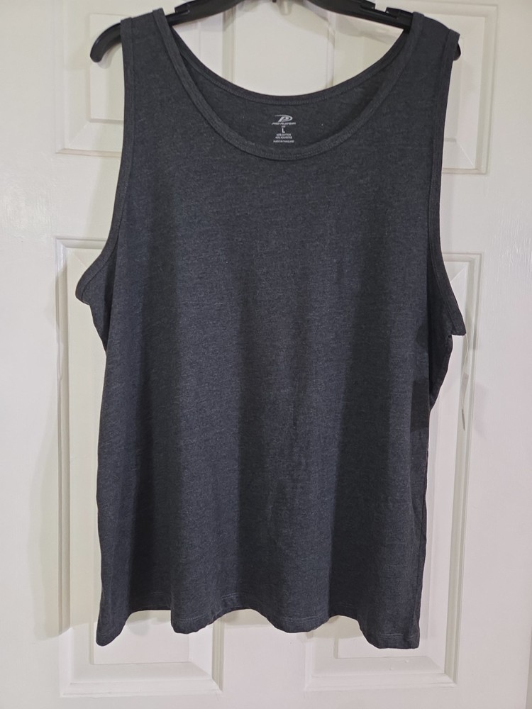 Pro Player Men's Tank Top Size L Gray New with Tags Athletic Wear