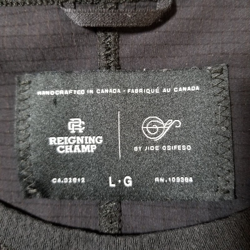 Reigning Champ Shirt Men L Black Jide Osifeso Barcode Jersey Weeping Eye gallery