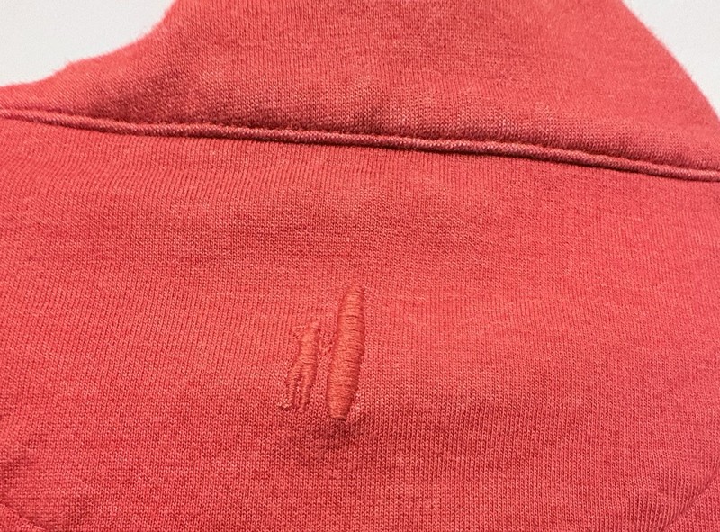 johnnie-O Red 1/4 Zip Mock Neck Pullover XX-Large SMU Mustangs Logo gallery