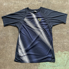 Nike FITDRY Men’s M Soccer Jersey T-Shirt Striped Lightweight Crew Raglan