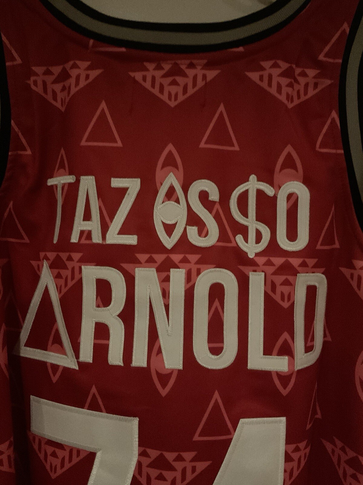 Headgear Classics NBA Youngboy Red TISA Monogram Jersey 3xl NEW MSRP $110 gallery
