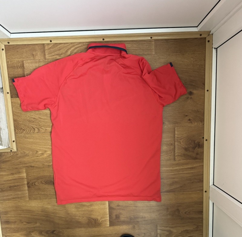UNIQLO x Roger Federer RF 2021 French Open Dry-EX Red Tennis Polo Shirt US L gallery