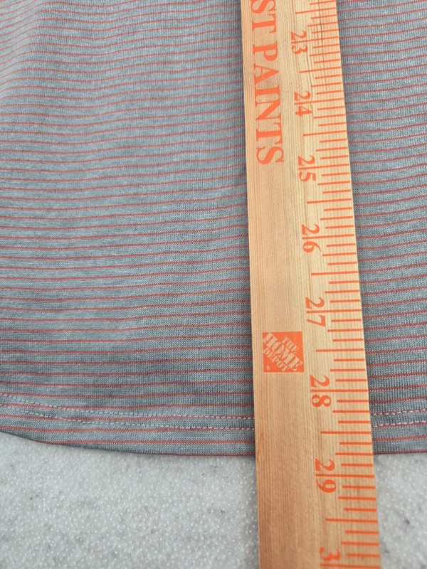Under Armour Pullover Threadborne XL Gray Red Stripe 1/2 Zip Runner Lightweight gallery