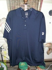Men’s ADIDAS Pure Motion Cool Max Vented SS Athletic Casual Polo Shirt Large