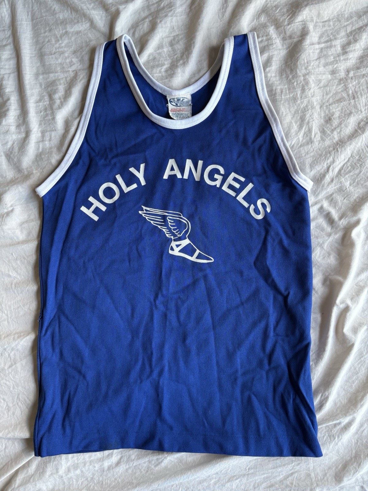 Adult Small- Vintage 80’s Holy Angels Track Tank Top USA gallery