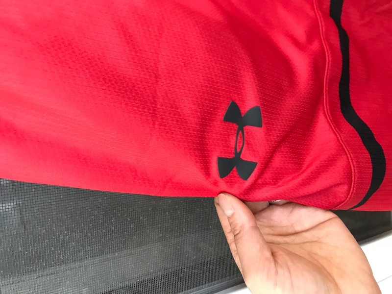 Under Armour Mens SC30 Pick N Roll 11" Shorts RED W/BLACK WHITE SIZE L $39.99 gallery