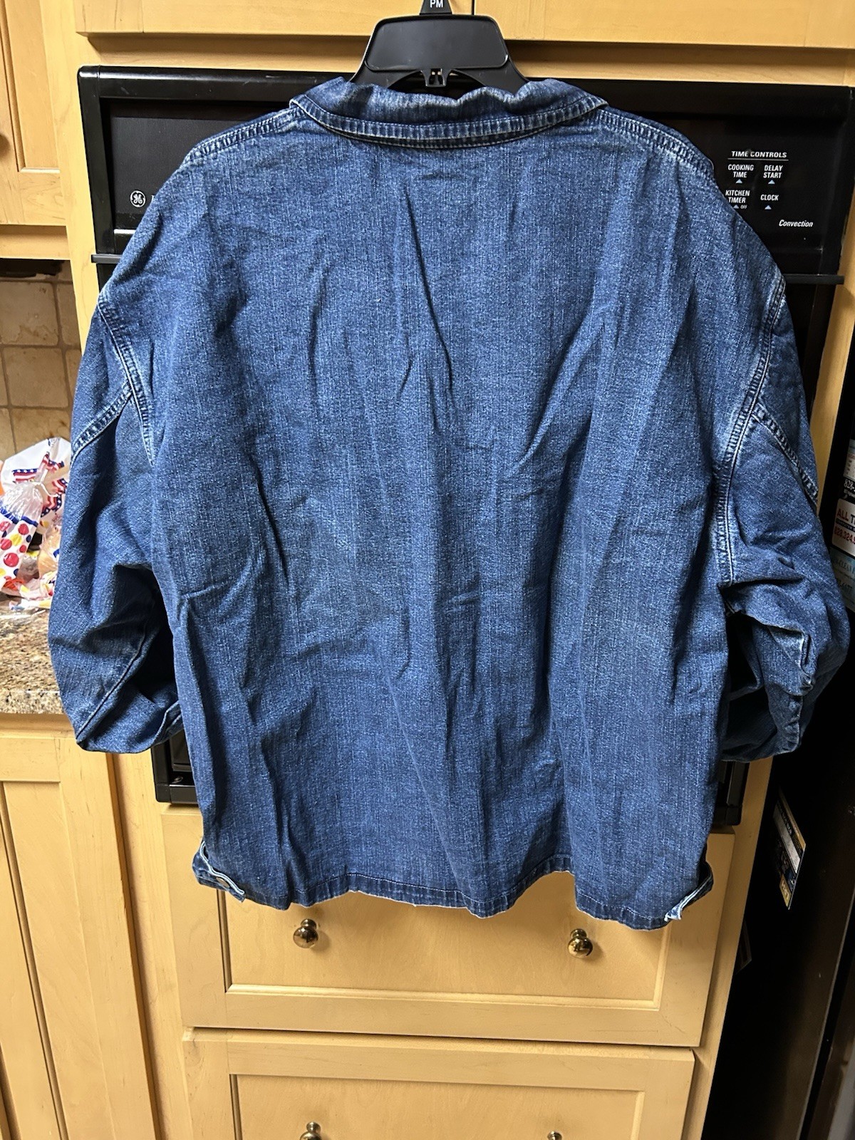 New Vintage Miller Light Denim Jacket XXL Zipper Front gallery