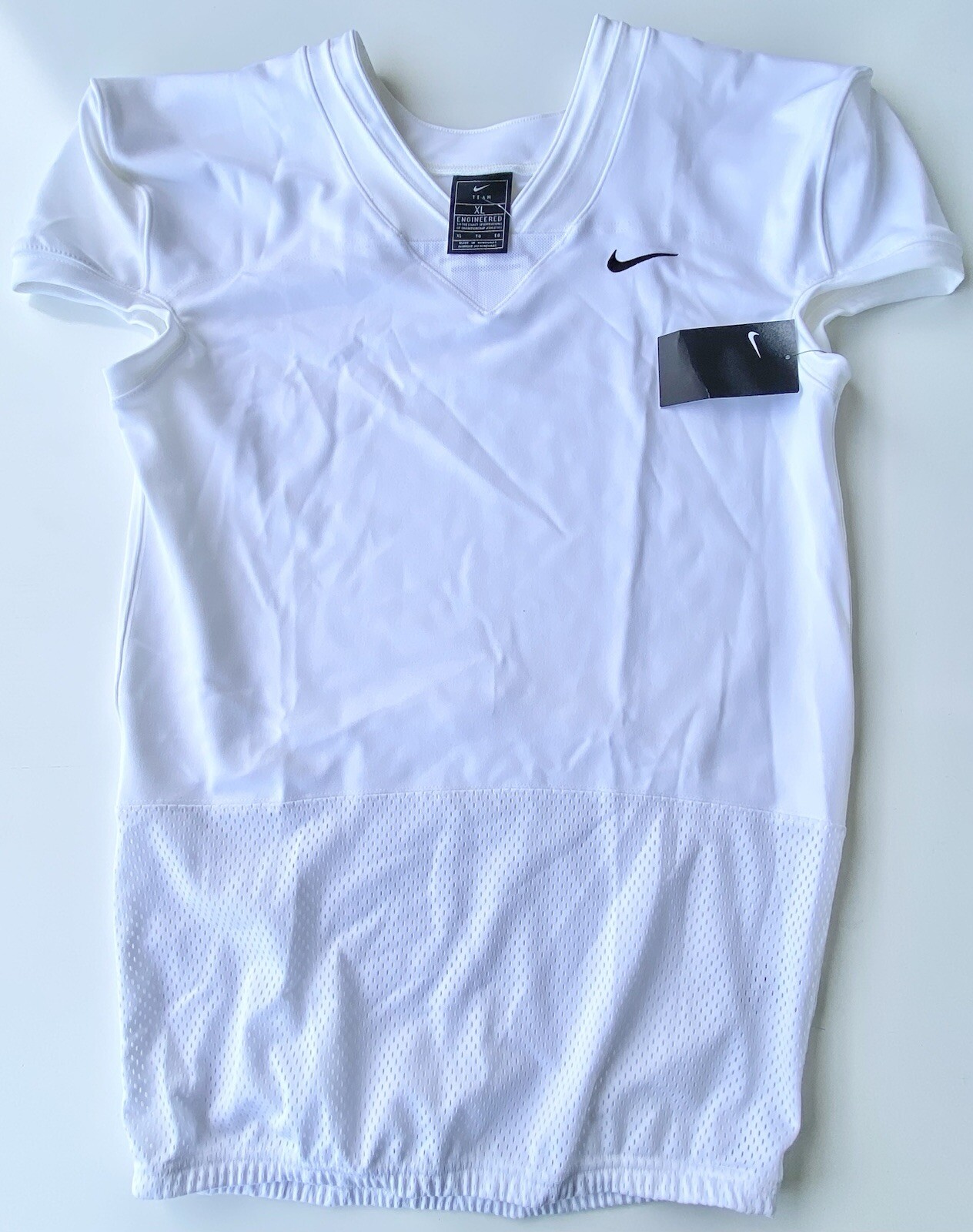 Nike Men’s Vapor Untouchable Engineer Football White Jersey Size XL AO4800-100 gallery