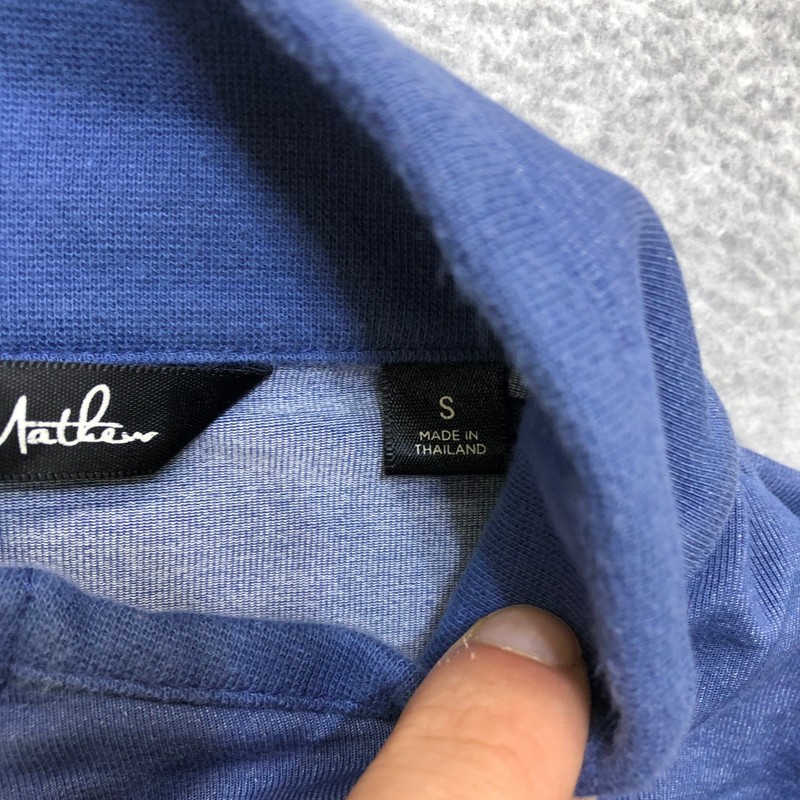 Travis Mathew Pullover Men's Small Blue Golf Performance Pocket Quarter Zip gallery