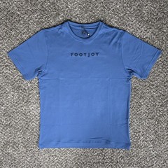 FootJoy Golf Tee T-Shirt Workout Men’s Medium Blue Polyester FJ Performance NWT