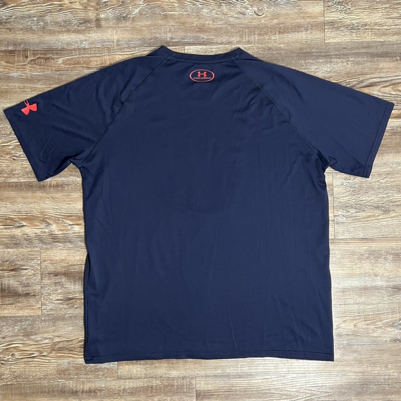 Under Armour Transformers AutoBots Logo HeatGear Navy Blue Shirt Mens Size Large gallery