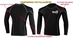 Compression base layer body Armour Long Sleeve men’s gym T-Shirt Sports top TNQ
