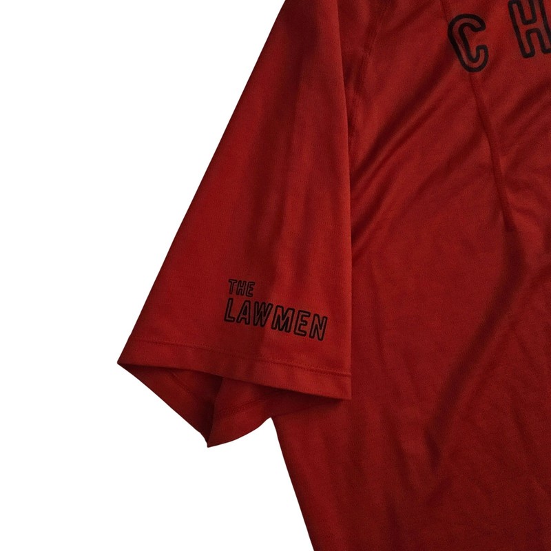 Legends Enzo (Men's Large) Red Athletic T-Shirt Short Sleeve Curved Hem Tee Gym gallery