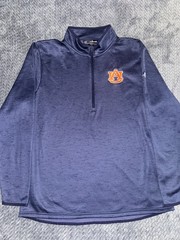 Under Armour Auburn Tigers Pullover Top Mens 2XL 1/4 Zip Long Sleeve
