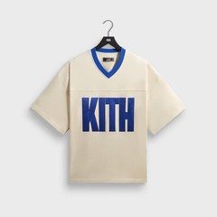 Kith Compact Fleece Julien Jersey Sandrift Men’s Size XXL Embroidered Logo
