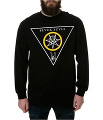 Black Scale Mens The Victorious Blessed LS Graphic T-Shirt