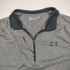 Under Armour Pullover Mens Large Grey 1/4 Zip Tech Heathered Polyester 1328495 gallery
