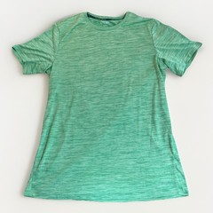 Men’s Tek Gear Dry Tek Shirt L Tall Green Space Dye Athletic Tee Performance