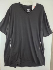 Lot of 3 Liberty Pro Mens 3XL Athletic Short Sleeve V-Neck Tees Blue/Black/Green