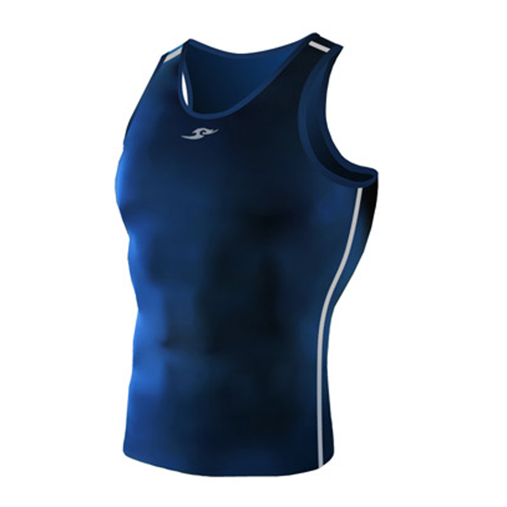 Take Five Mens Skin Tight Compression Base Layer Running Shirt S~2XL Navy 077 gallery