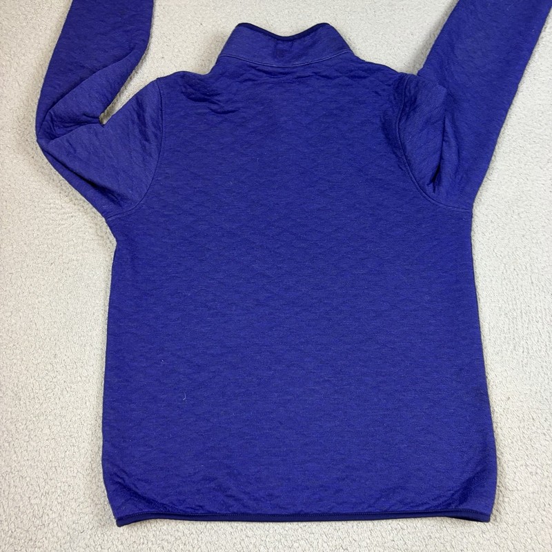 Holderness Bourne Pullover Men Medium Blue Golf Performance Casual 1/4 Snap gallery