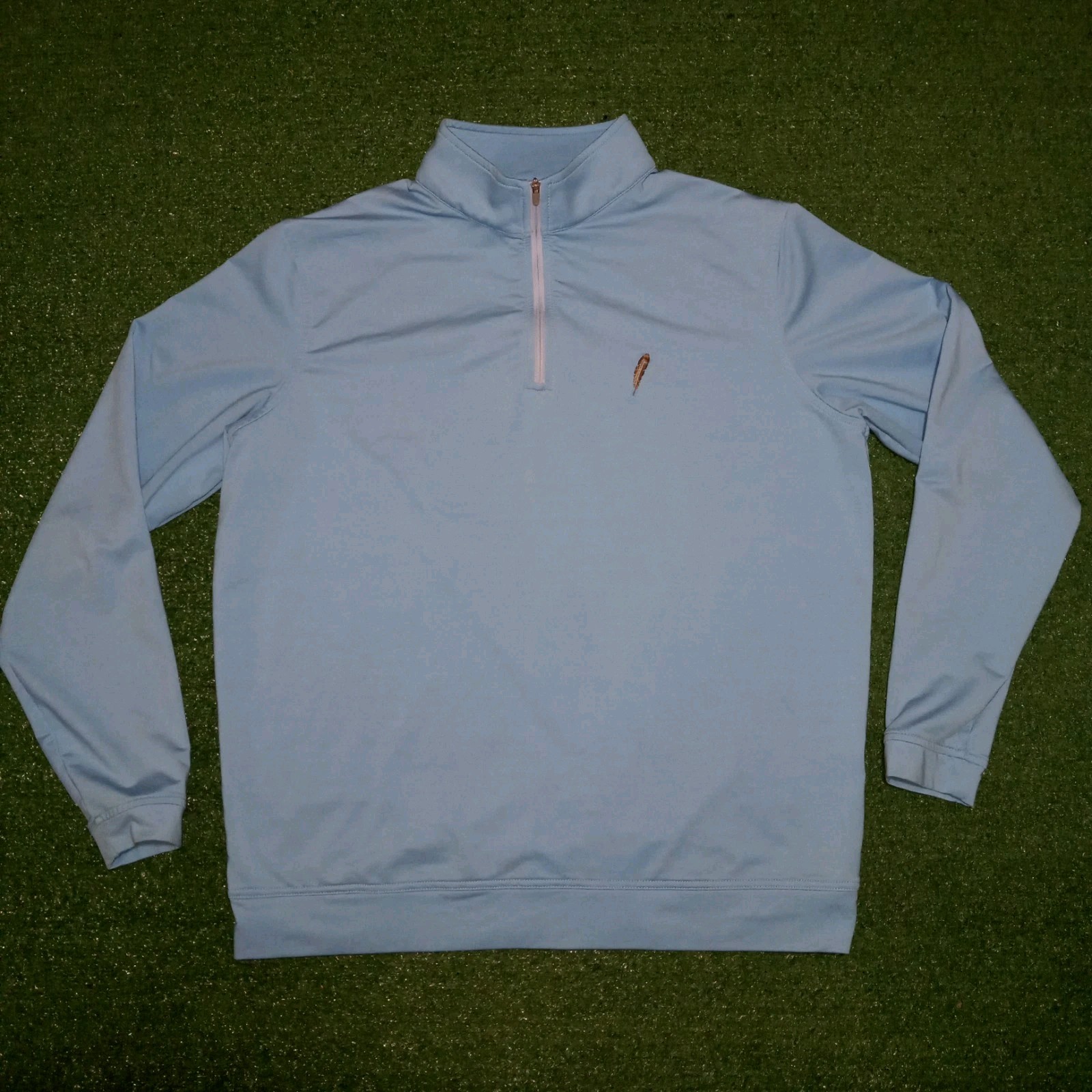 Peter Millar Perth Performance 1/4 Zip Chechessee Creek Club Golf Mens Large gallery