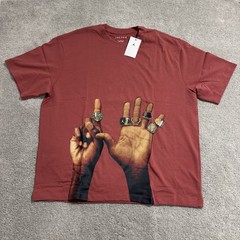 Nike Air Jordan Flight MVP 6 Rings T Shirt Men Sz XXL Canyon Rust Red HJ2322-691