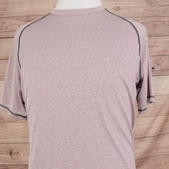 Roundtree & Yorke Performance Shirt Mens Medium Heather Athletic Crewneck
