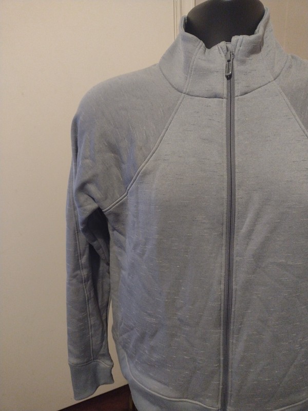 Under Armour ColdGear Loose Fit Gray Full Zip Jacket Men's Size Medium M gallery