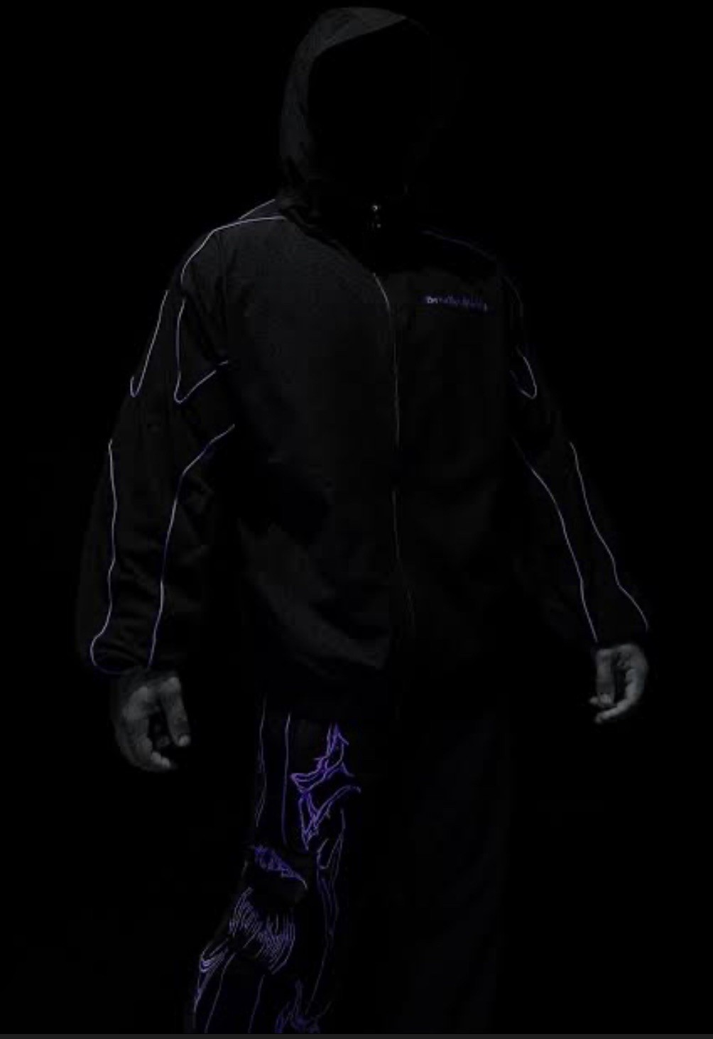 Breathe Divinity Cyber Zip-up Jacket and Cargo Trackpants [DUSK] SMALL gallery