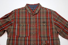 10 DEEP NYC ~PLAID~ SHIRT M button/work/flannel/utility/alife/noah/only/ny/vtg